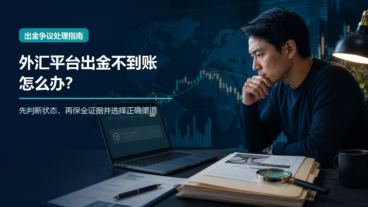 外汇平台出金不到账证据与投诉处理指南标题图