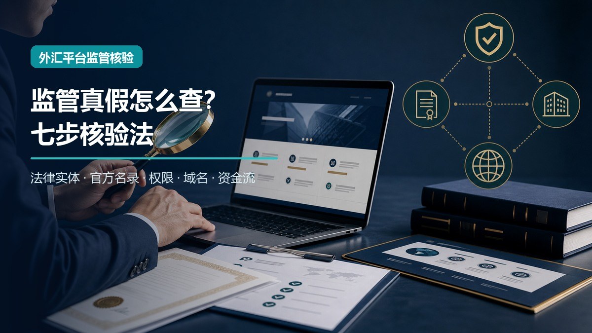 外汇平台监管真假七步核验法标题图