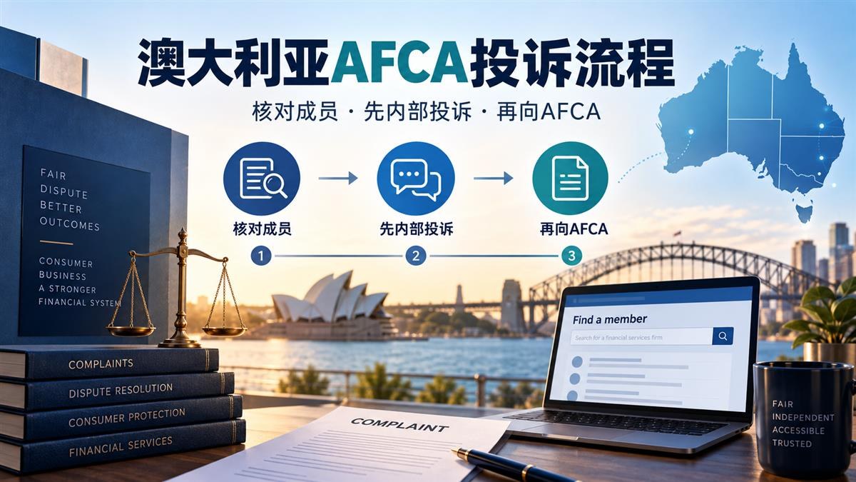 澳大利亚AFCA外汇与CFD投诉流程：成员核对、内部投诉与证据清单